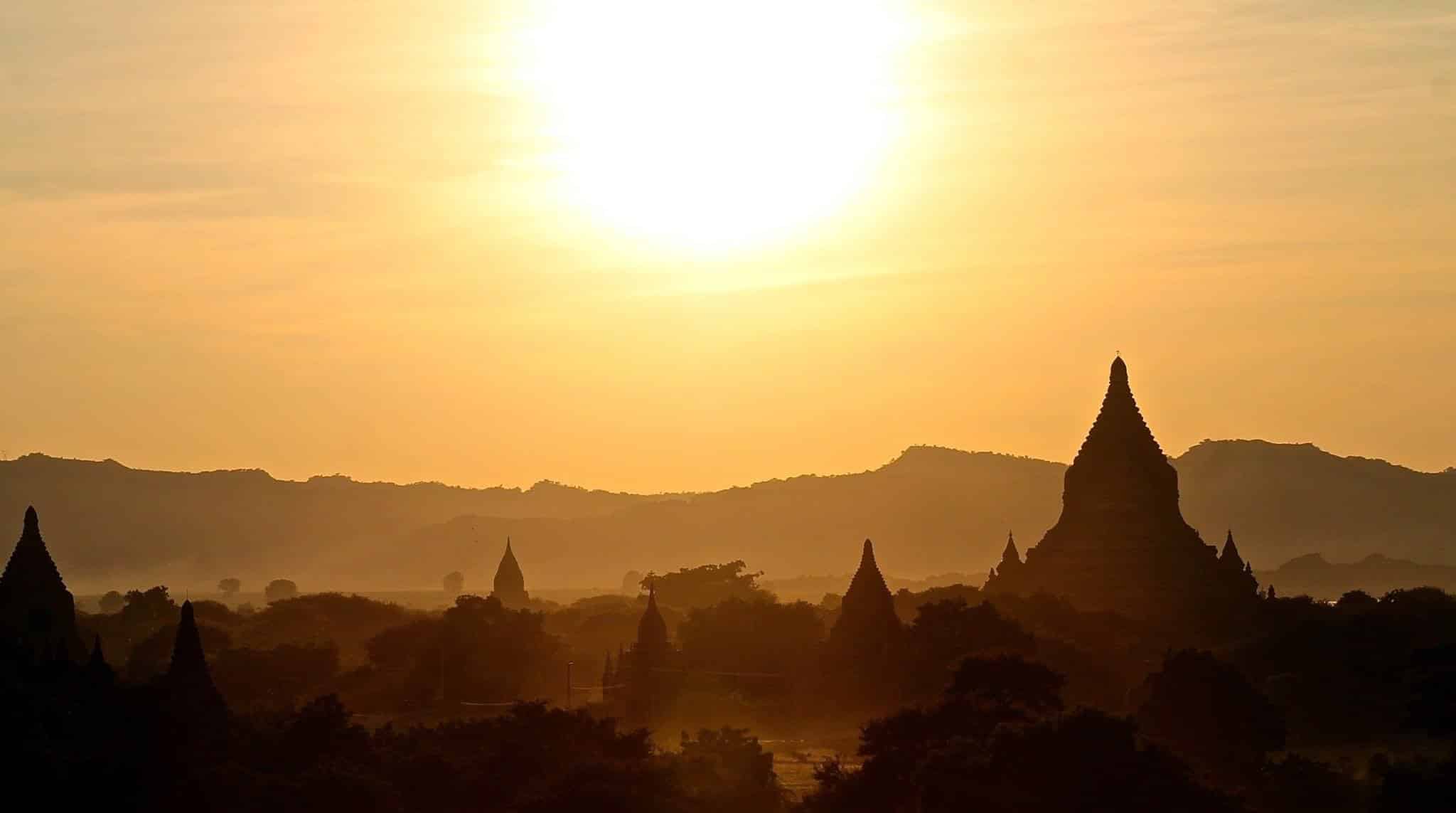 Bagan Myanmar Sunset