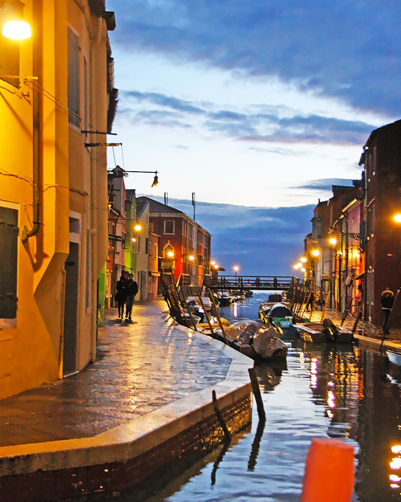 Italy Venice Murano Night