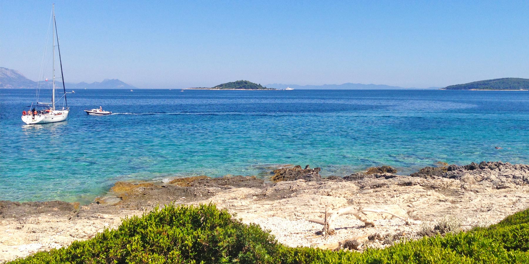 Korcula's beaches and crystal-clear waters are sublime