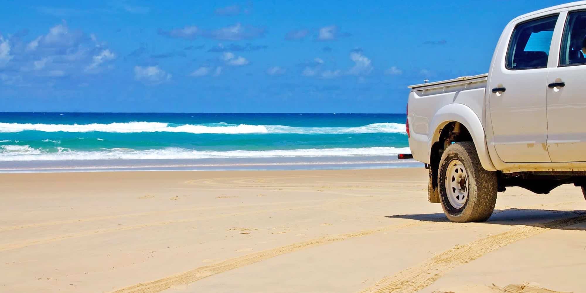 Fraser Island Beach Car