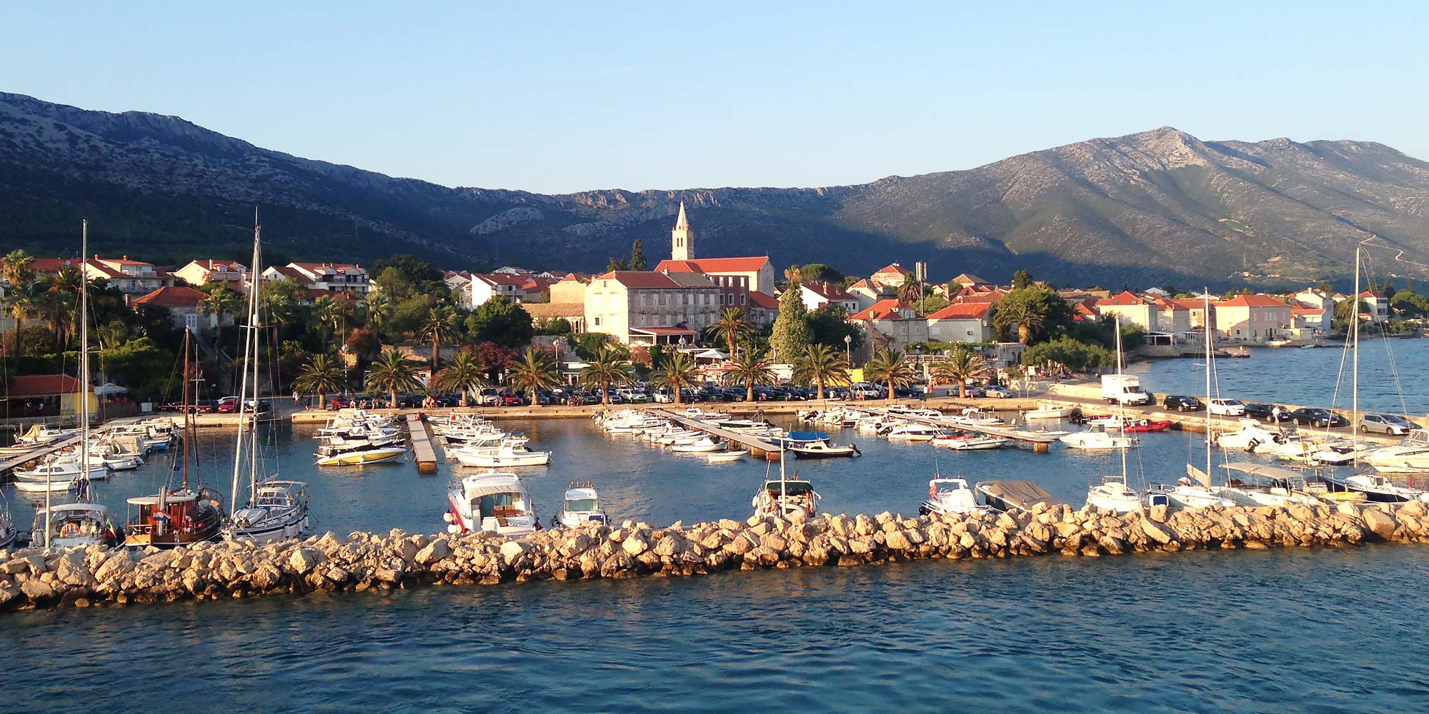 Spend a little time exploring Orebić before taking the ferry to Korčula