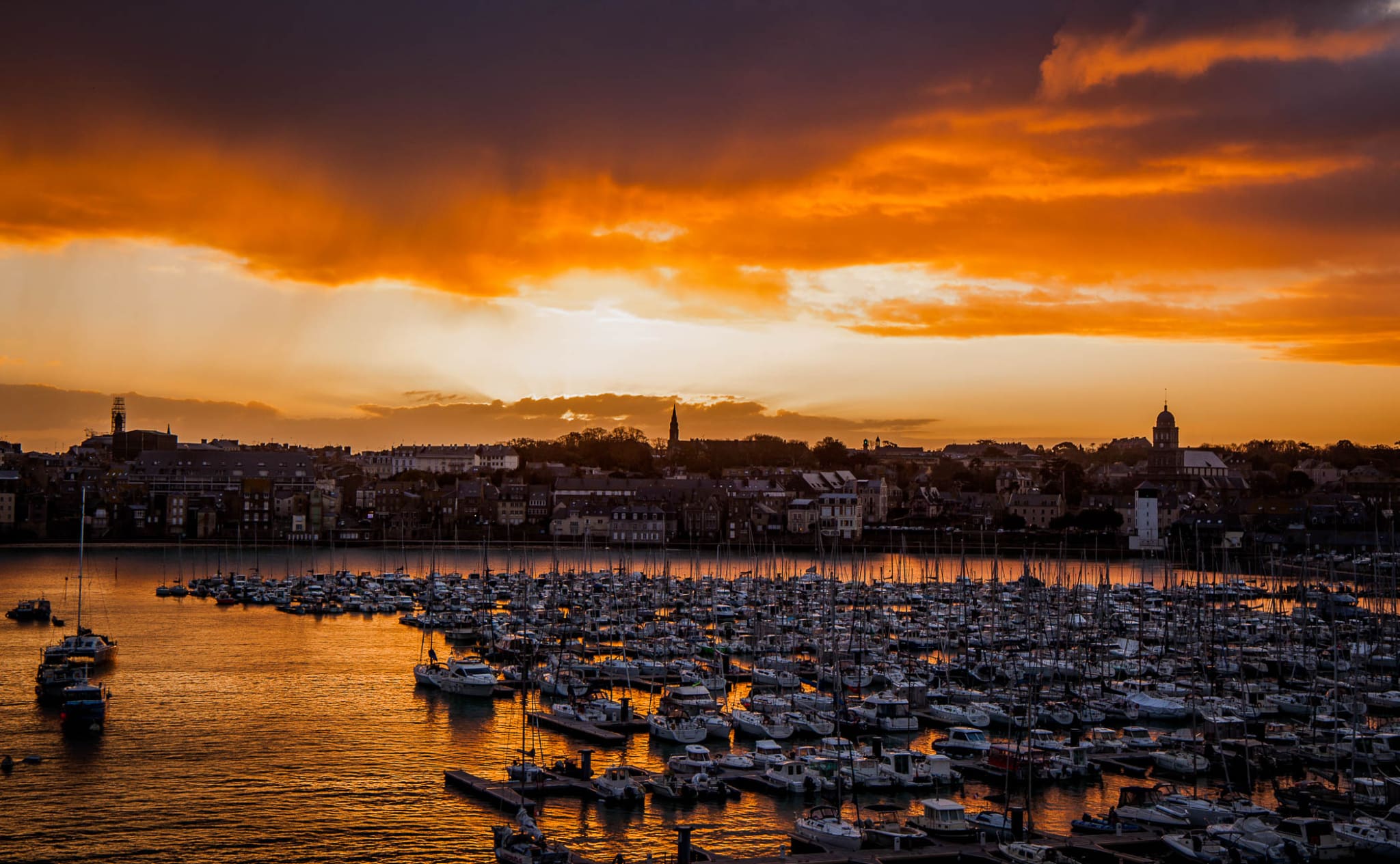 Sunrise in St Malo