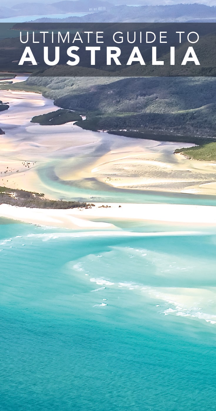 Whitehaven beach Aerial Lookout Australia