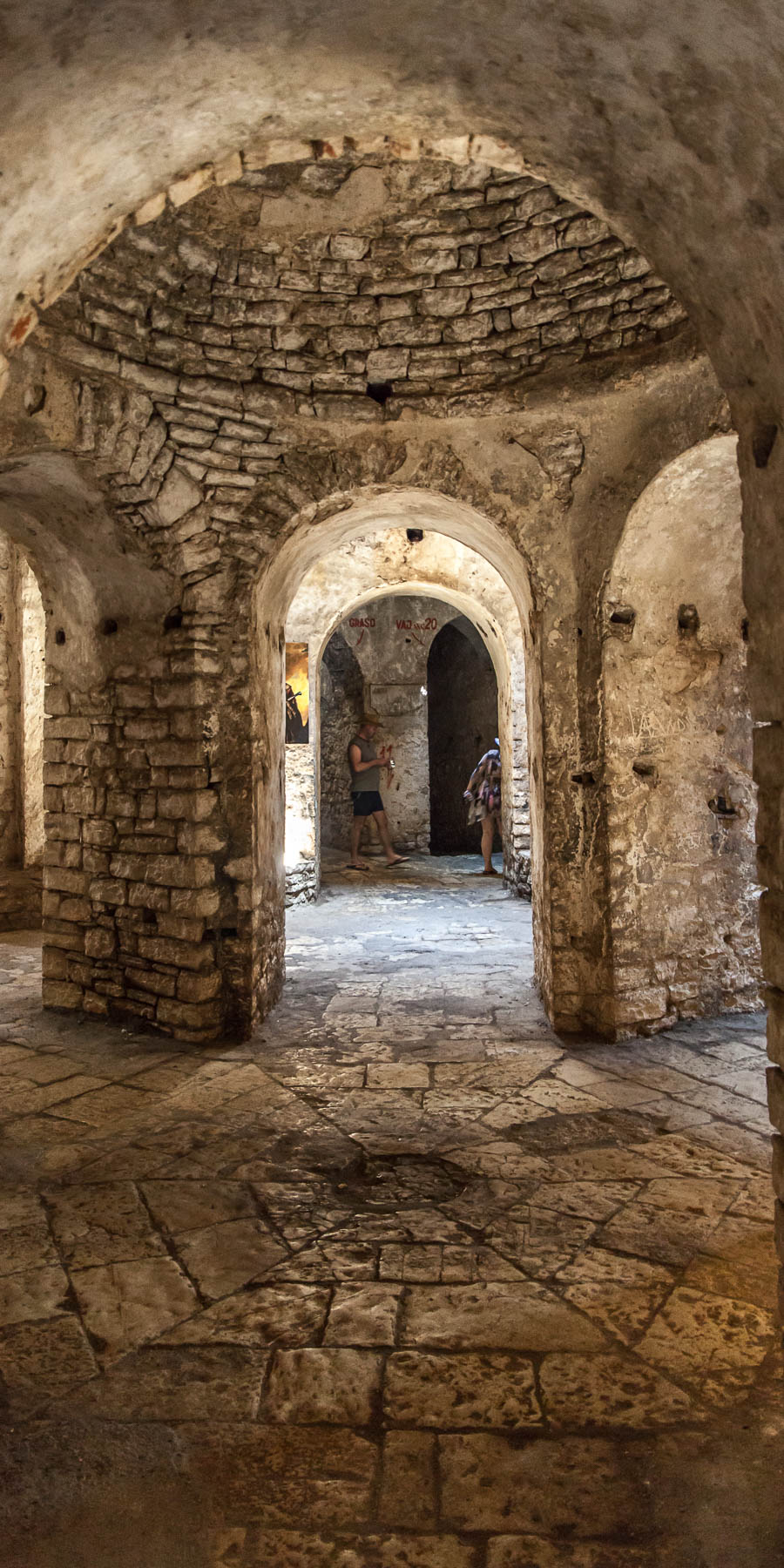 Historic castle ruins in Albania