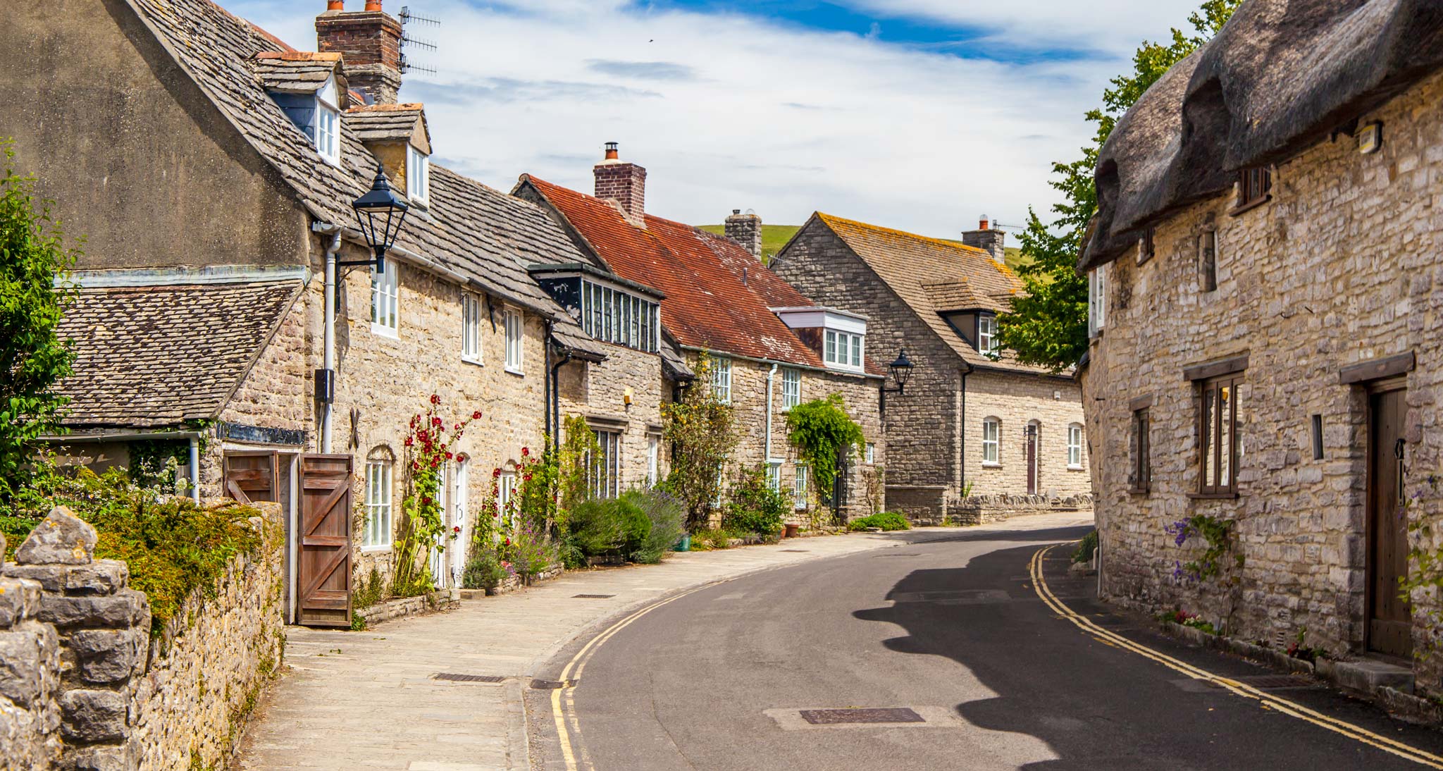 Quaint streets in Dorset