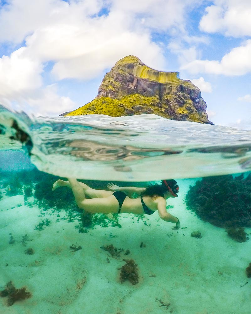 Snorkelling in Mauritius