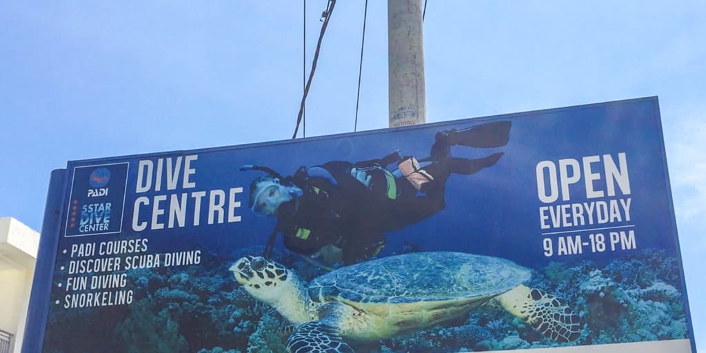 A certified dive centre in Indonesia