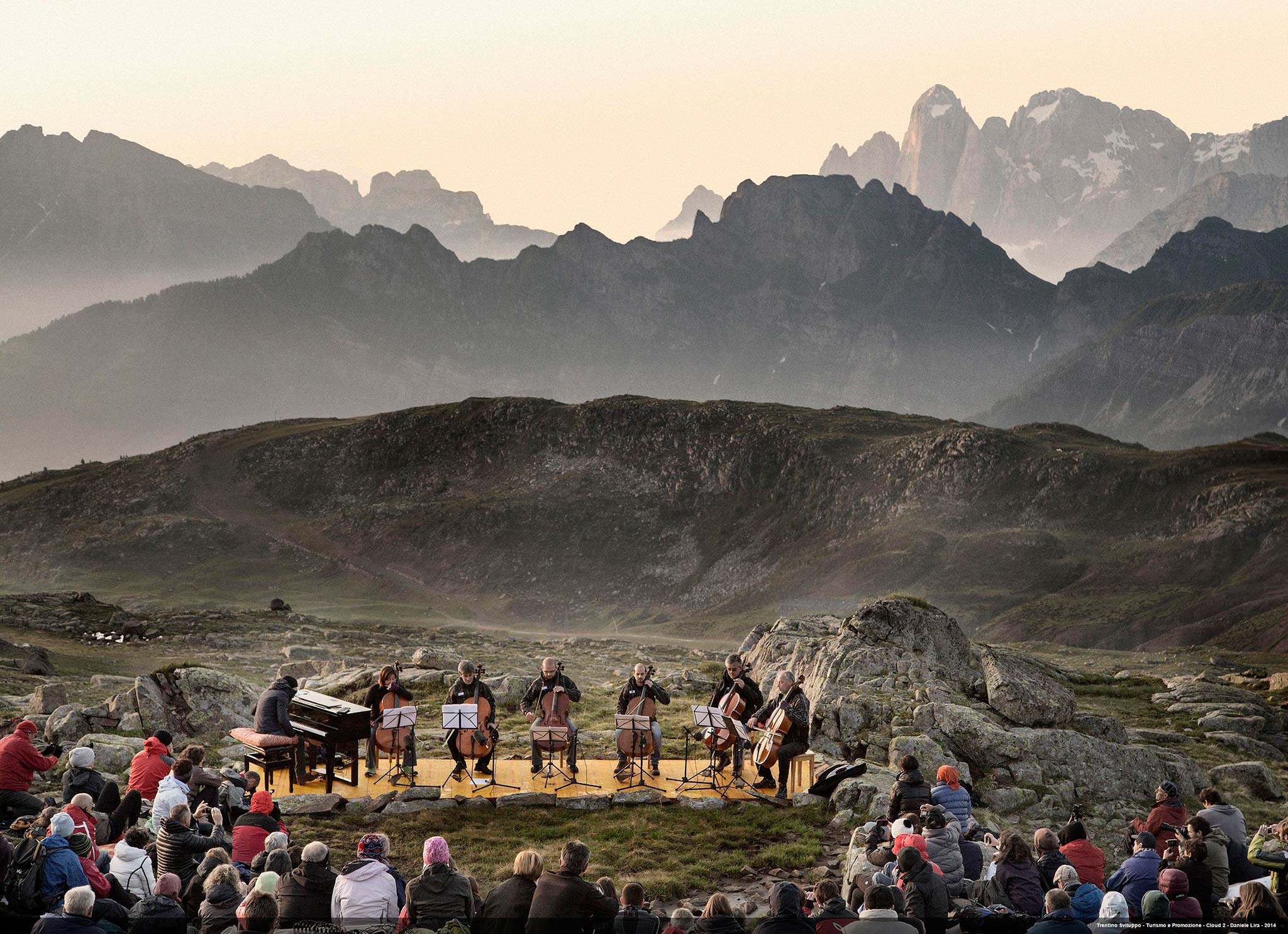 Enjoy a concert in the Dolomites