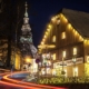 The year-round Christmas village of Seiffen, Saxony, Germany