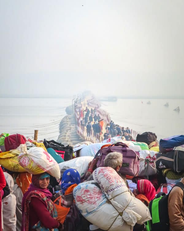 Pontoon Bridges at Kumbh Mela