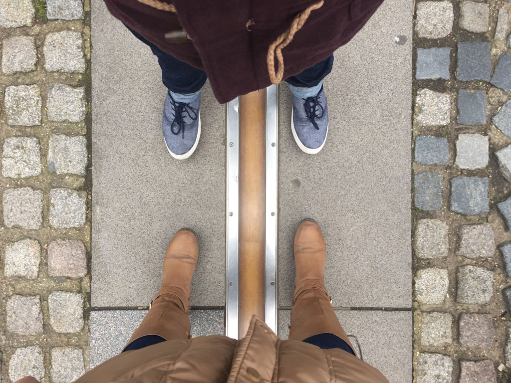 Standing on the Meridian Line