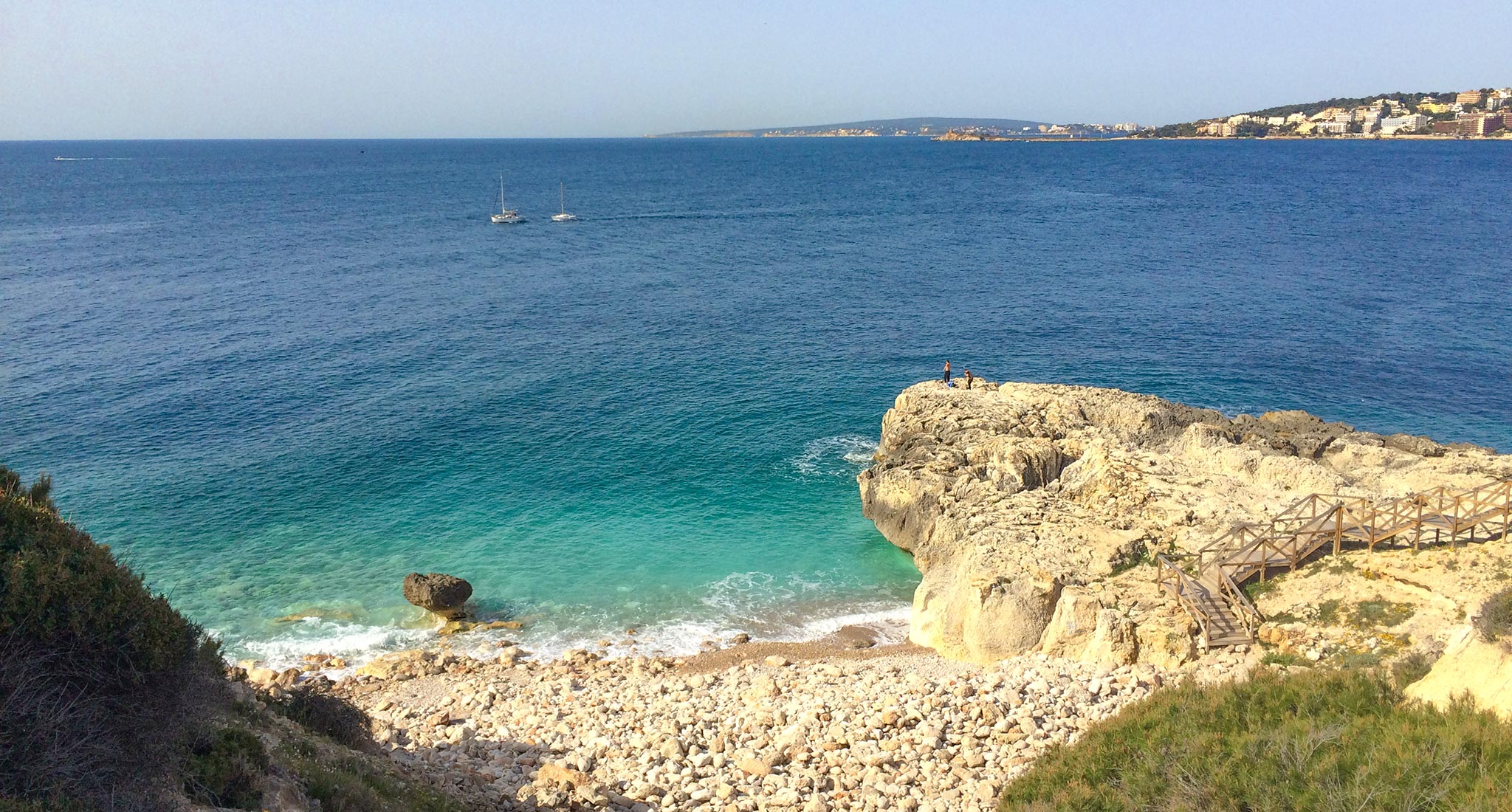 A beach on the island of Mallorca