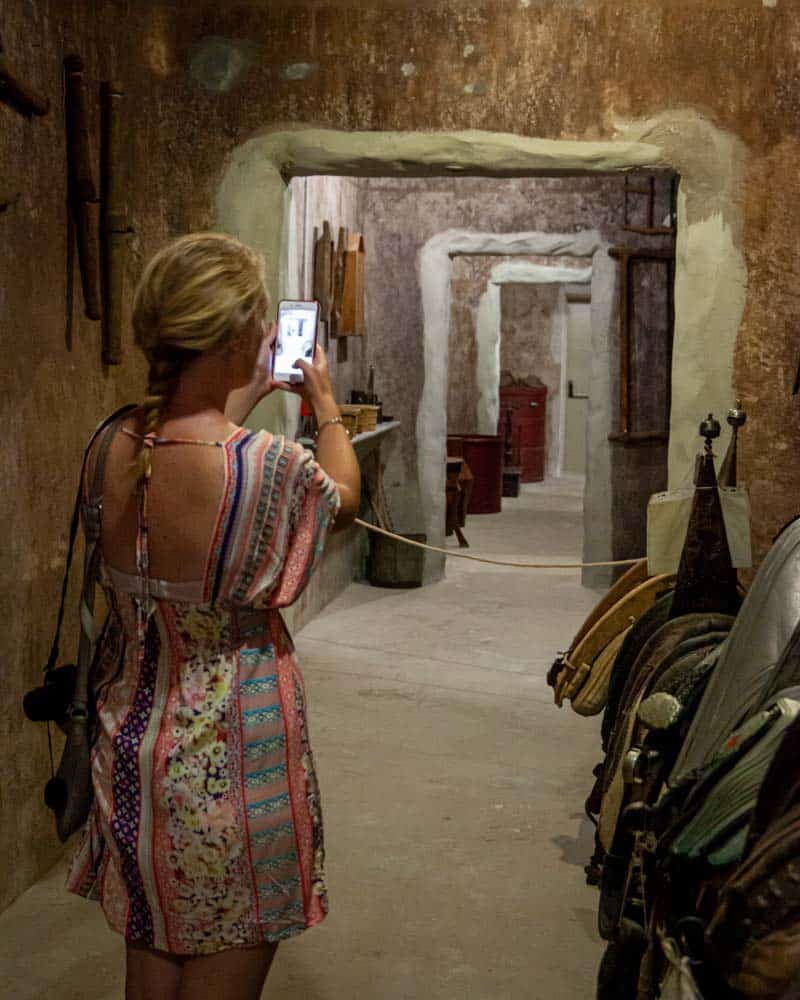 Old rooms where wine was stored in Manduria