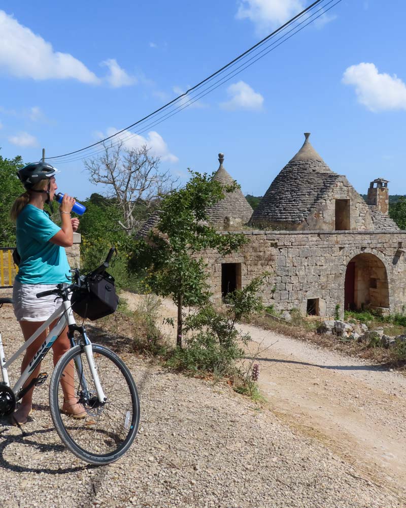 Joining a cycling tour through Puglia