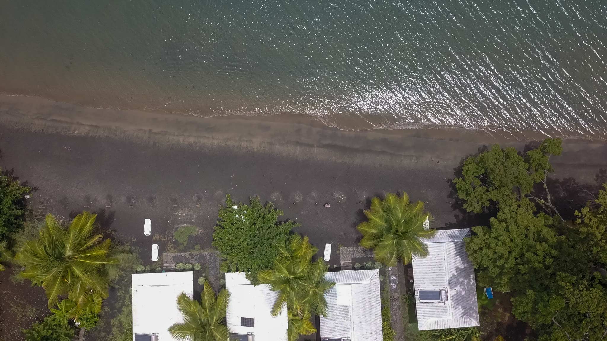 Picard Beach Cottages from above