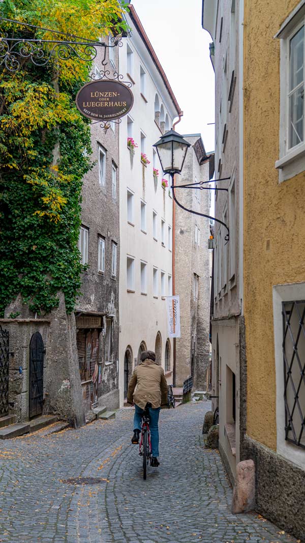 Cute streets in Salzburg