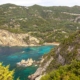 The beautiful ocean colours of Corfu