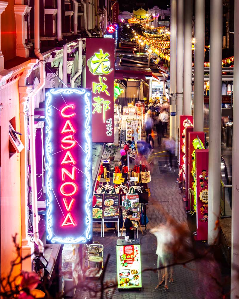 Food markets in Singapore