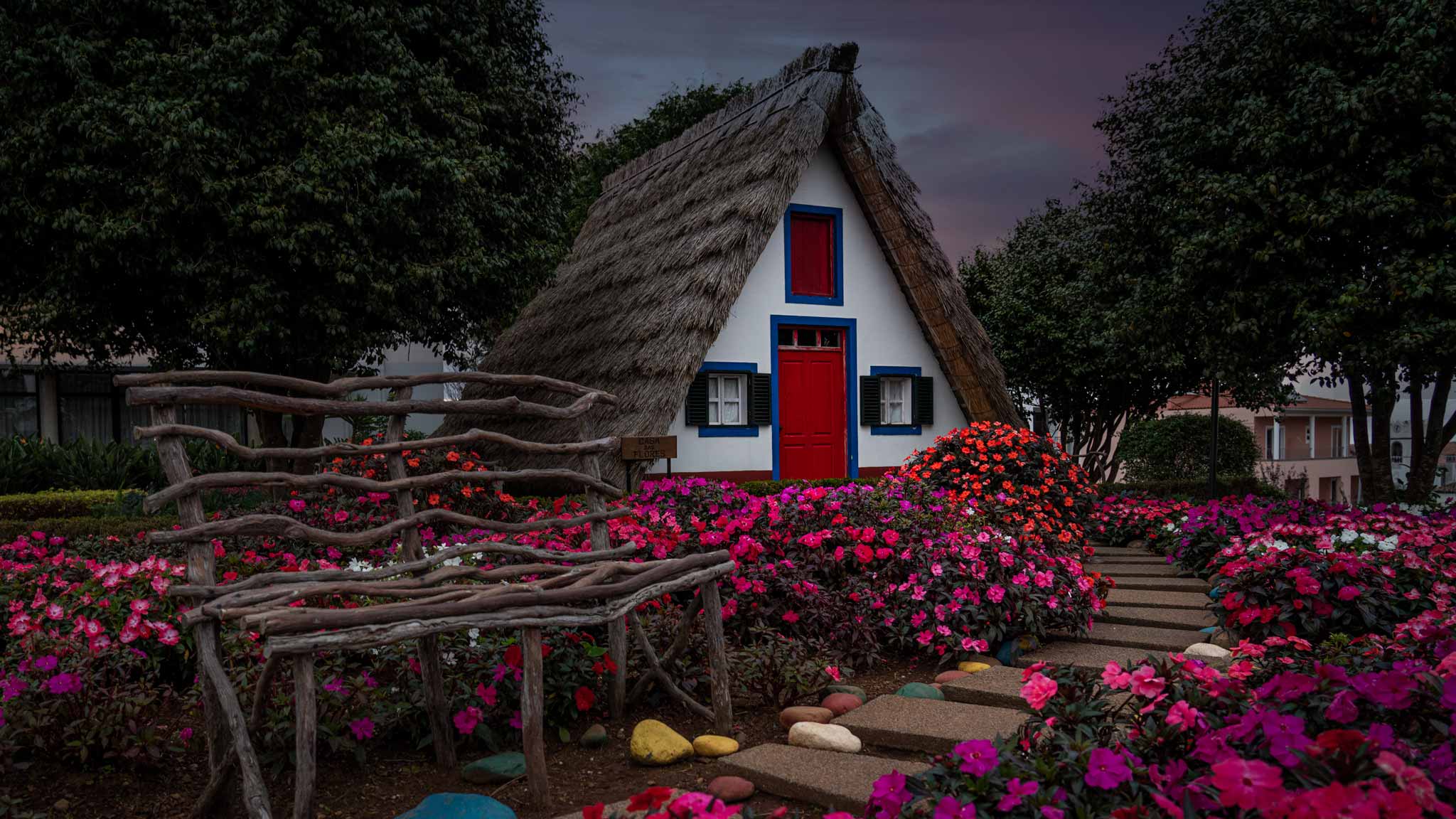 Casa de Santana', a traditional type of house in Madeira Islands