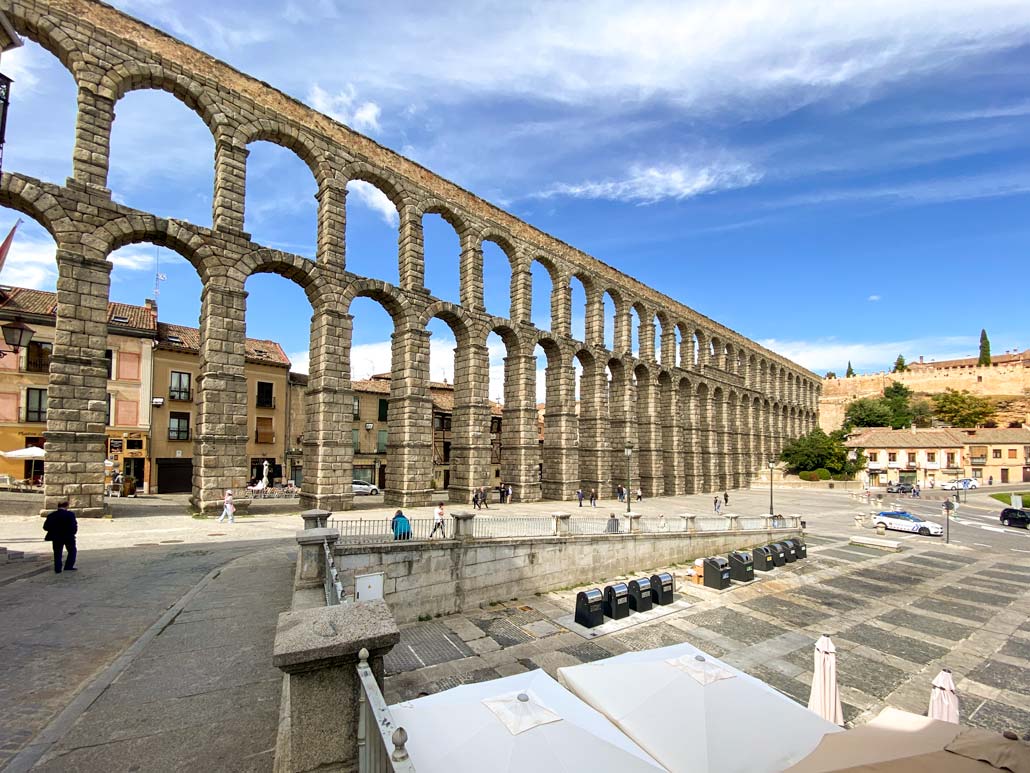 The Roman aqueduct of Segovia