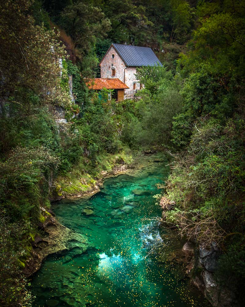 River leading to the cheese museum