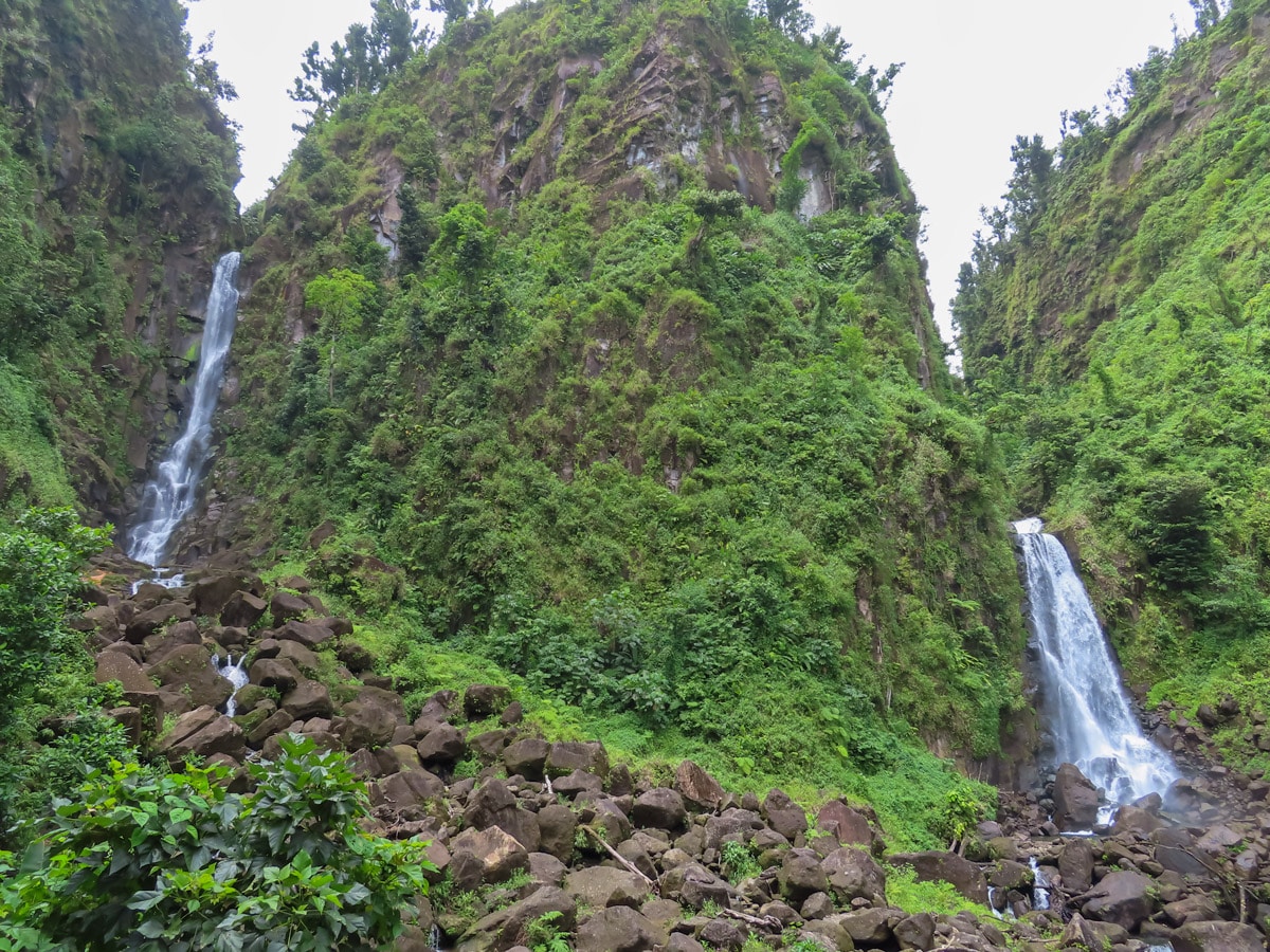 Trafalgar Falls is one of the most popular spots in Dominica