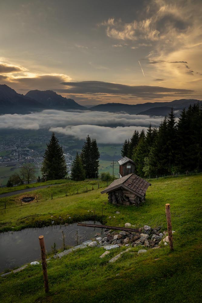 A sunrise hike near Leogang