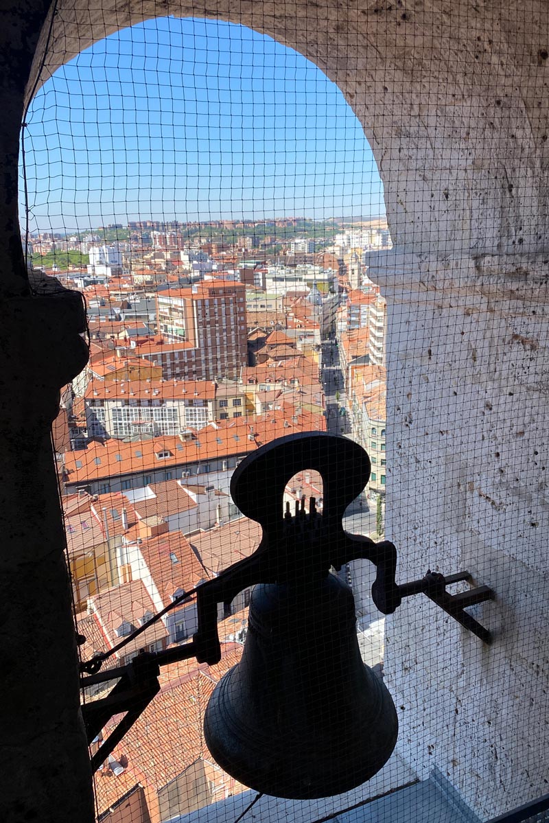 Inside the cathedral tower