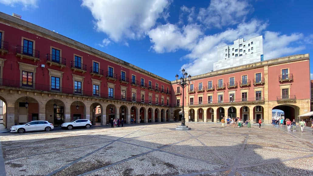 Plaza Mayor, Gijón Spain