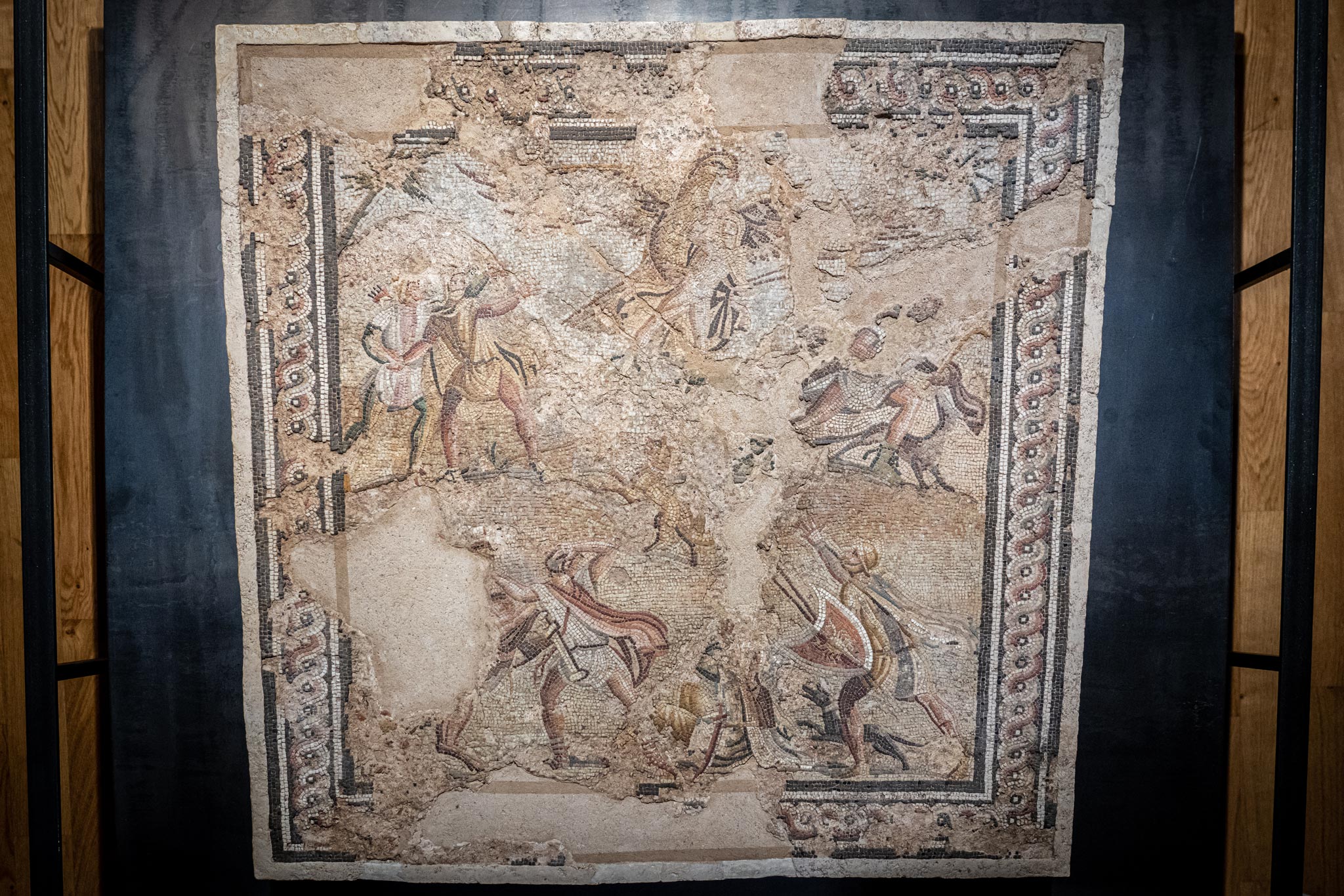 Roman mosaics in Priverno, a town to visit near Rome