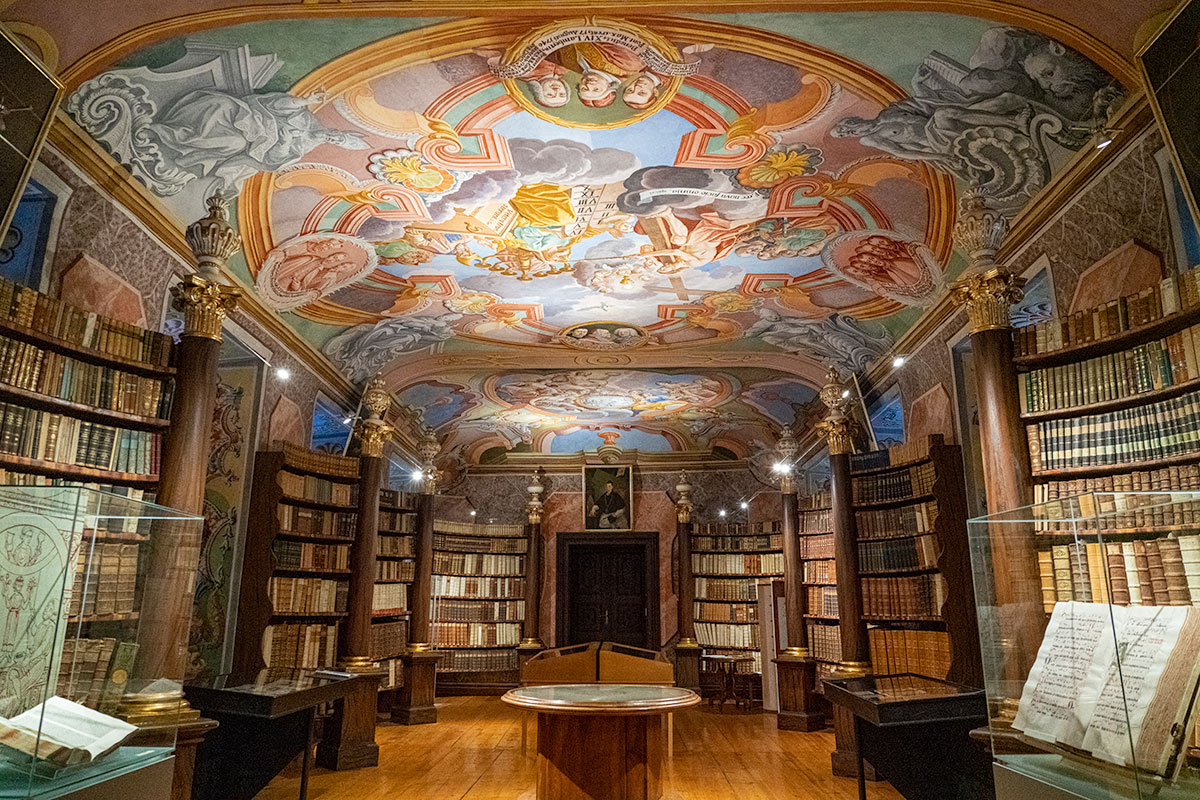 The library of the Cistercian Monastery