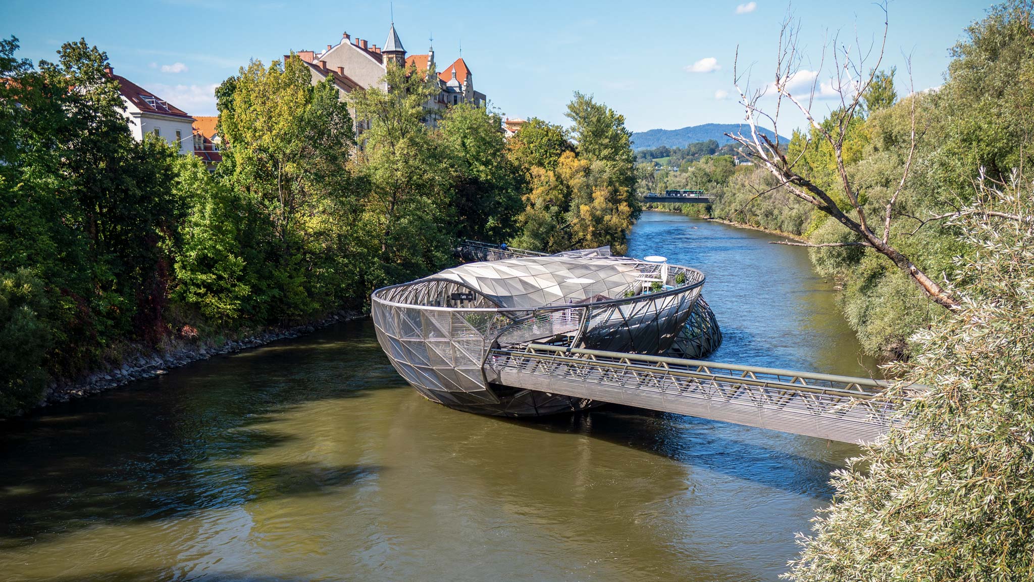 View of the Graz River Mur