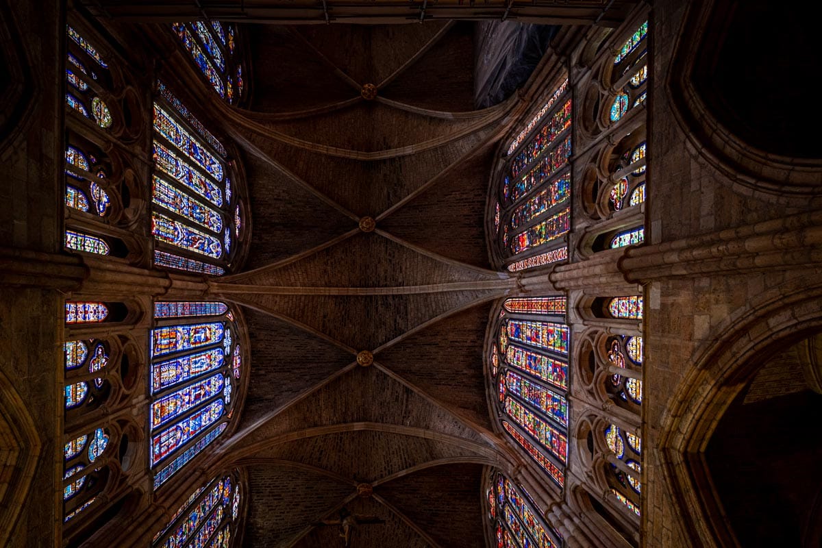 Leon Cathedral's stained glass 