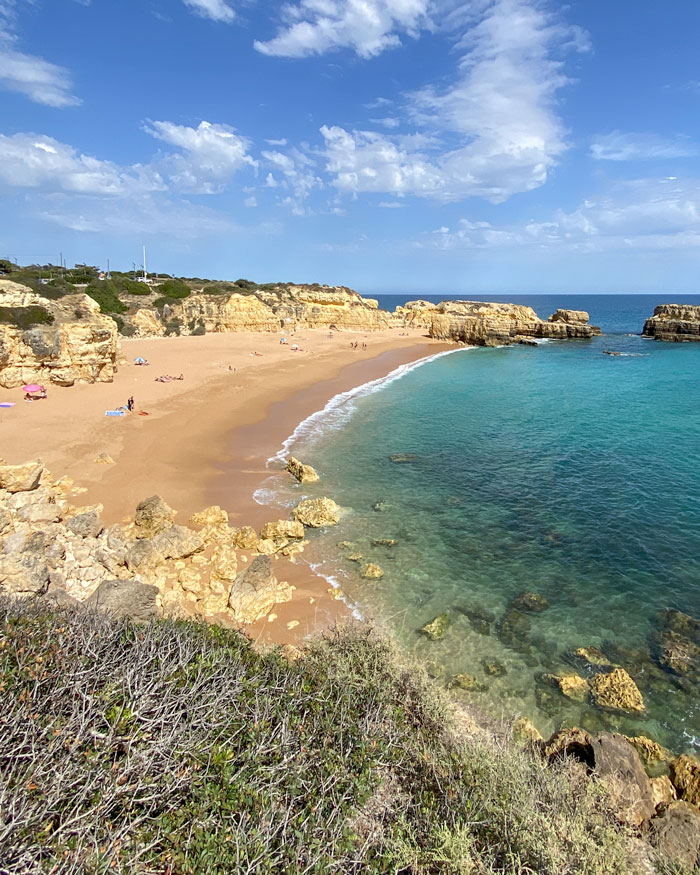 More serene beaches are found on Albufeira's peripherals 