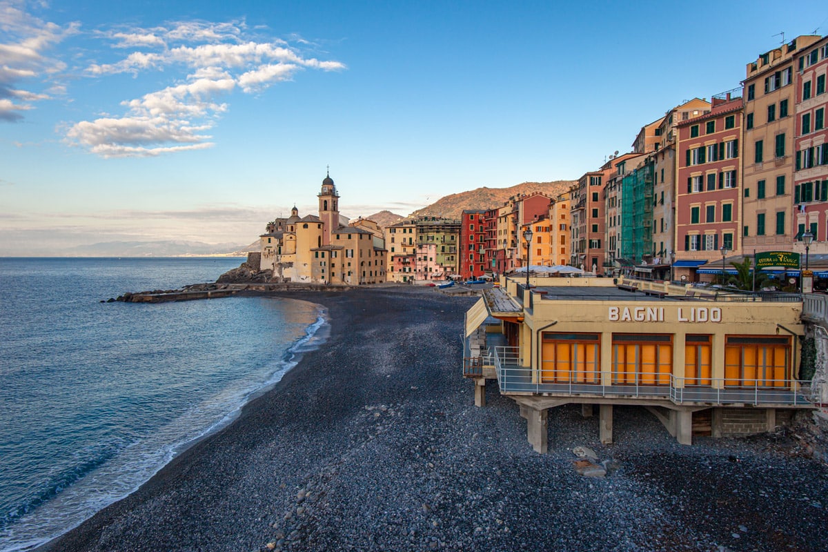 Camogli, on the Ligurian coast, is a little more offbeat than Cinque Terre
