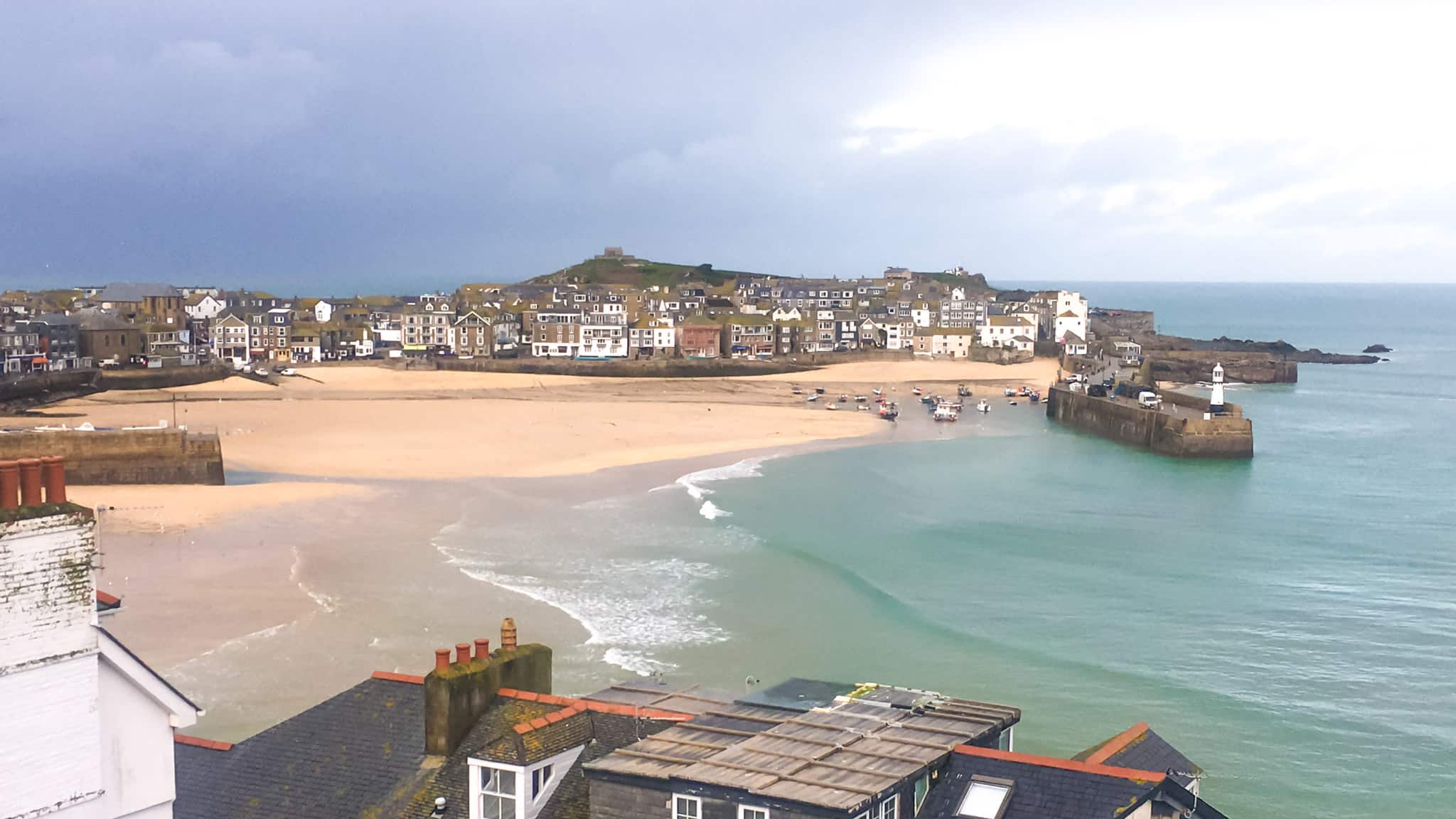 A view across St Ives, one of the best places to visit in Cornwall