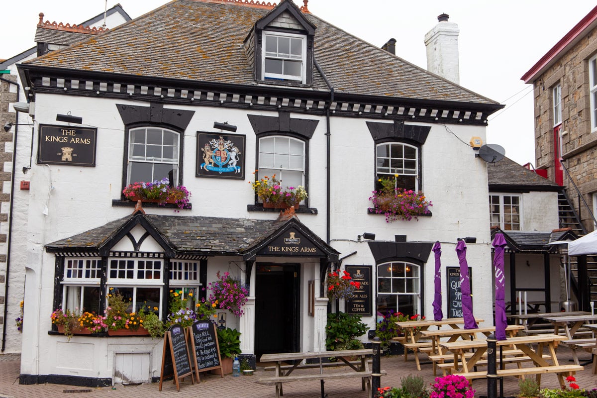 The Kings Arms, Marazion, a traditional British pub