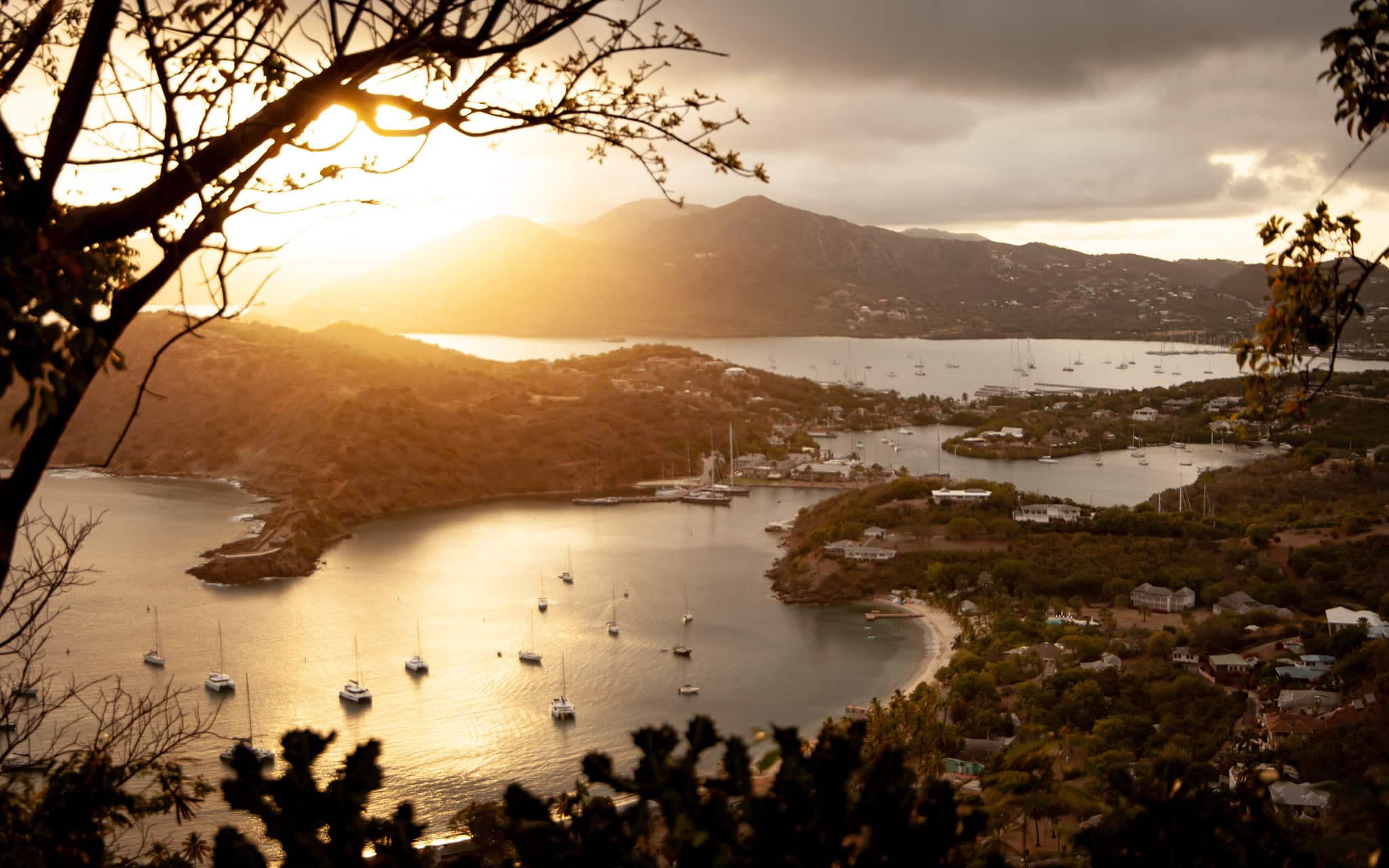 Sunset at Shirley Heights, an iconic Antigua location