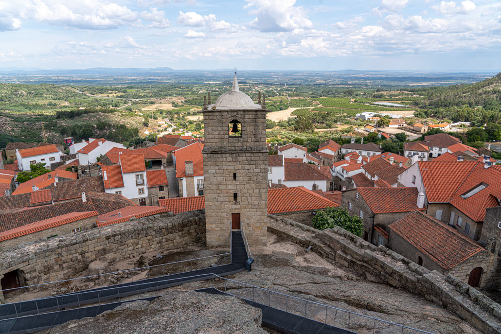 Castelo Novo's historic village looks out on Fundão's cherry orchards