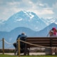 Families enjoy the views high above Innsbruck