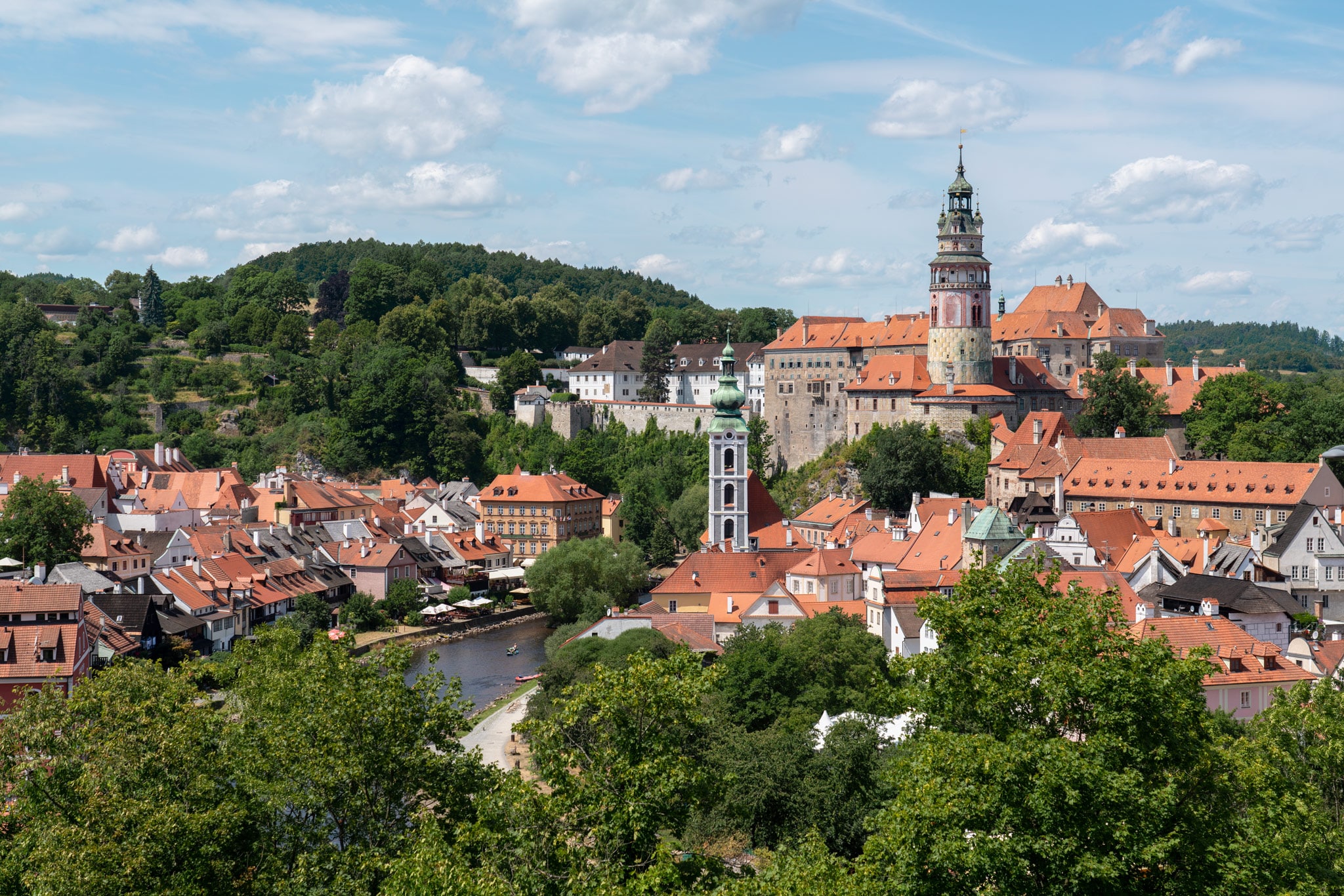 Cesky Krumlov is South Bohemia's fairytale town