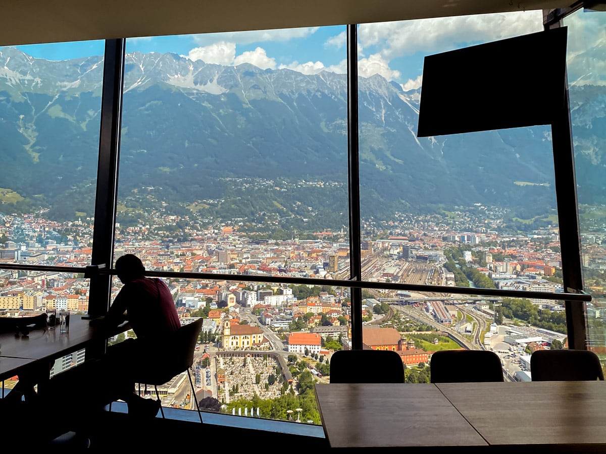Views from Restaurant SKY at the Bergiselweg, Innsbruck