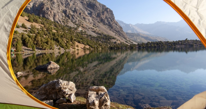 Waking up to views like this in Tajikistan was magical