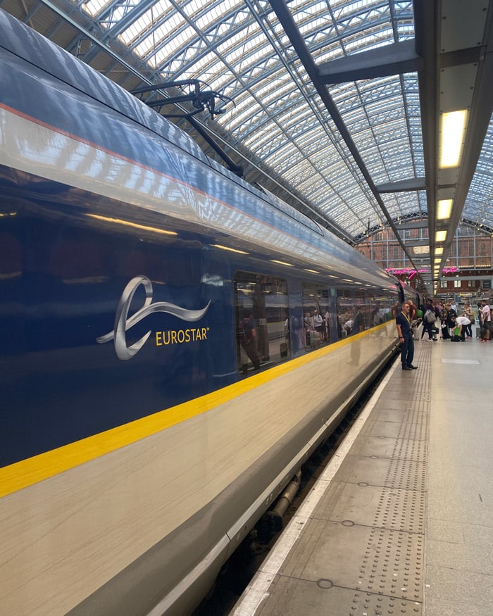 Sometimes the Eurostar (from London to France) has €39 fare deals