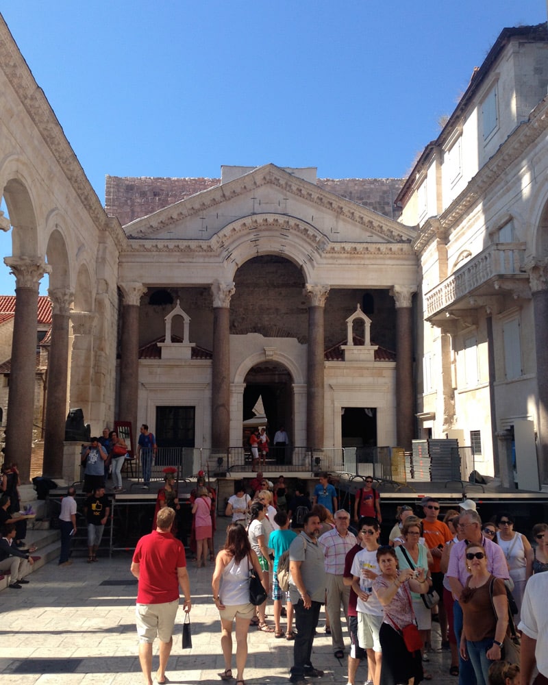 Inside Split's historic Old Town