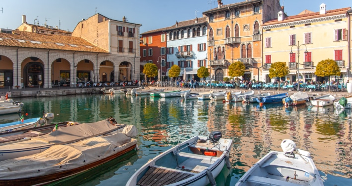 Desenzano del Garda is a beautiful small town on Lake Garda