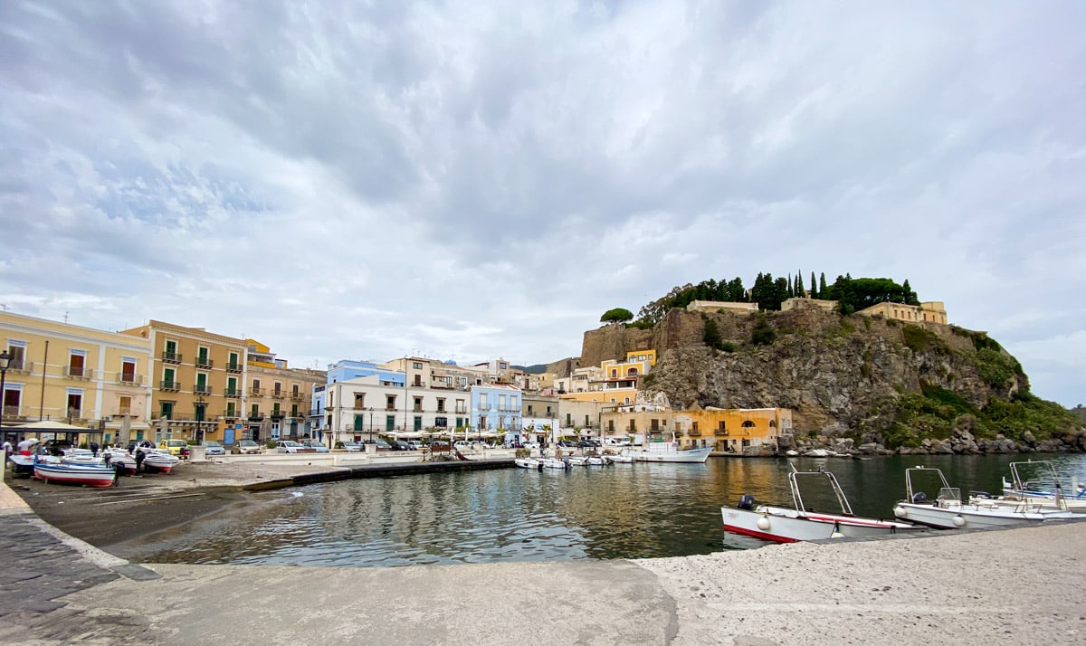 Lipari is one of the main towns on the Aoelian Islands