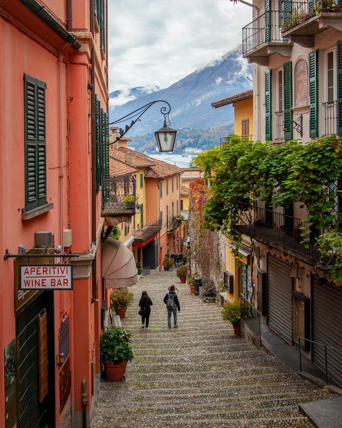 The Salita Serbelloni in Bellagio, Lombardy