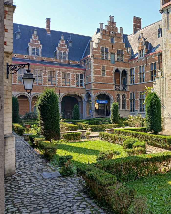 You'll need to book a guide to access some areas, like the Palace of Margaret of Austria's Courtyard