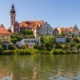 Frohnleiten is a small medieval town along the River Mur near Graz, Austria